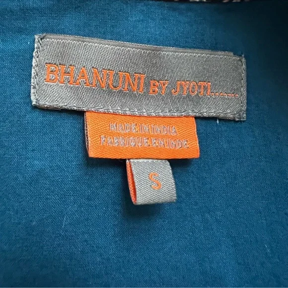 Anthropologie Bhanuni by Jyoti Onyx Top - Size - Picture 6 of 8